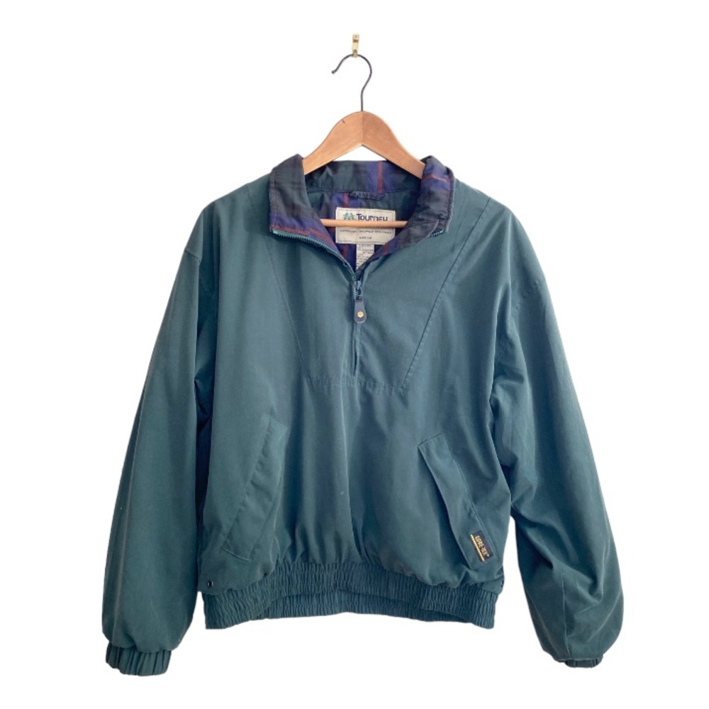 Vintage 90s Tourney Gore-Tex 1/3 Zip Bomber Jacket